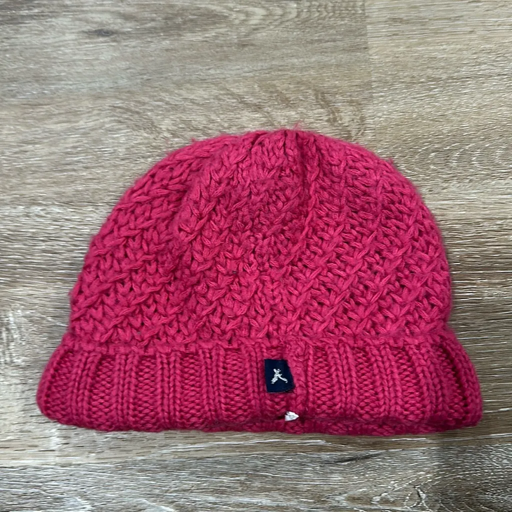 NWOT women’s pink knit winter beanie. American eagle - Image 2