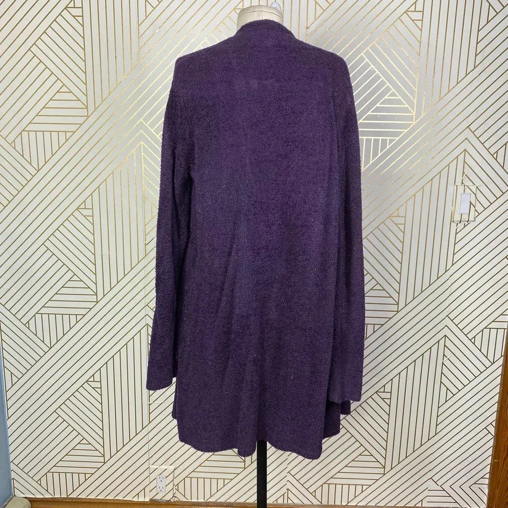 Barefoot Dreams CozyChic Lite Calypso Wrap Cardigan in Purple Size US S/M - Image 9