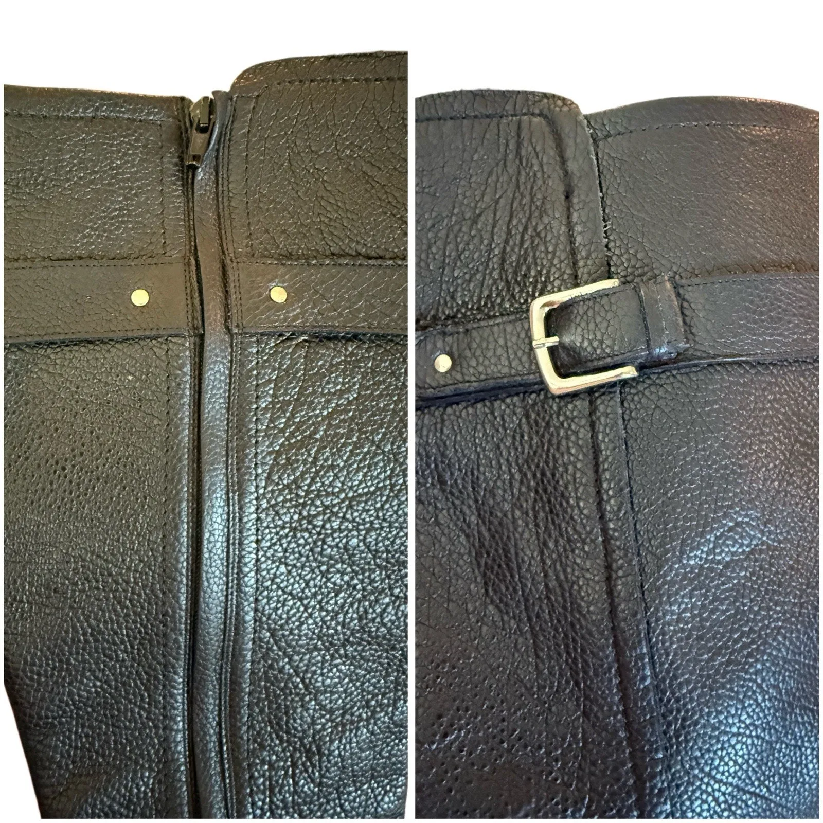 Vintage Cole Haan Italian Handcrafted Leather Equestrian Riding Boots Pristine 7 - Image 9