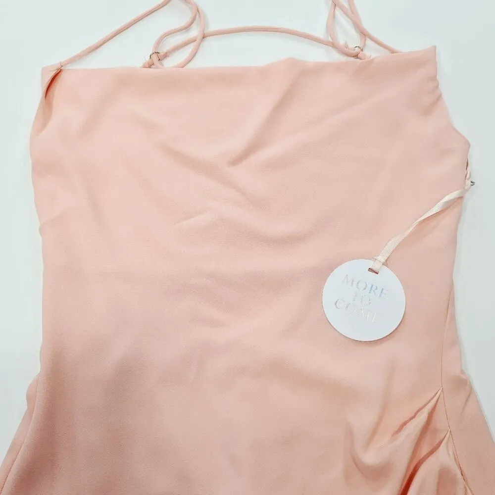 MORE TO COME Catalina Wrap Maxi Dress in Blush XS Pink - Image 8