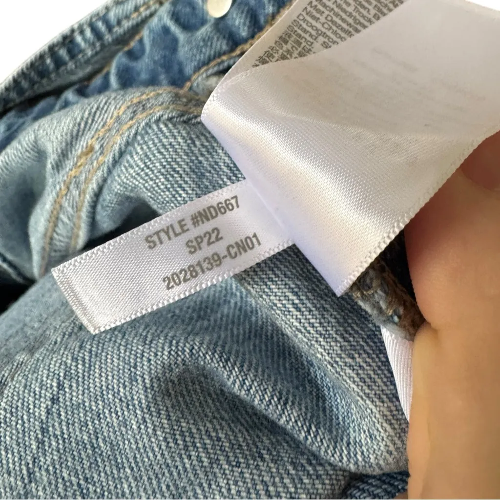 Madewell Corsica Short XXS Overalls in Wardell Wash Light Denim‎ - Image 9