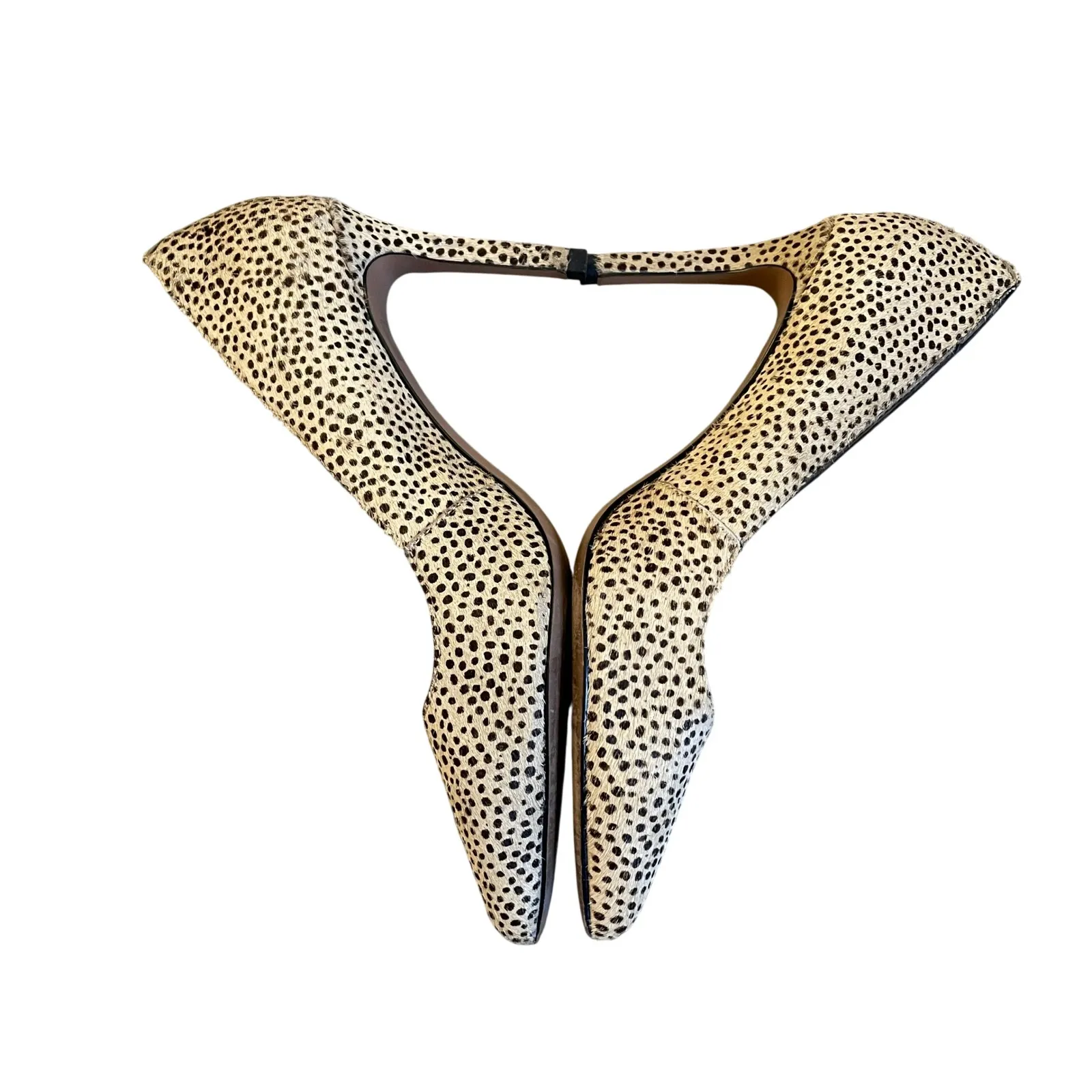 Banana Republic Heels sz 6 Cheetah Pointed Toe Pumps Corporate Chic Comfort Shoe - Image 11
