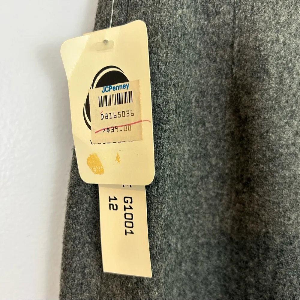 NWT Vintage Radcliffe Wool Blend High Waisted Pencil Skirt Size 12 - Image 7