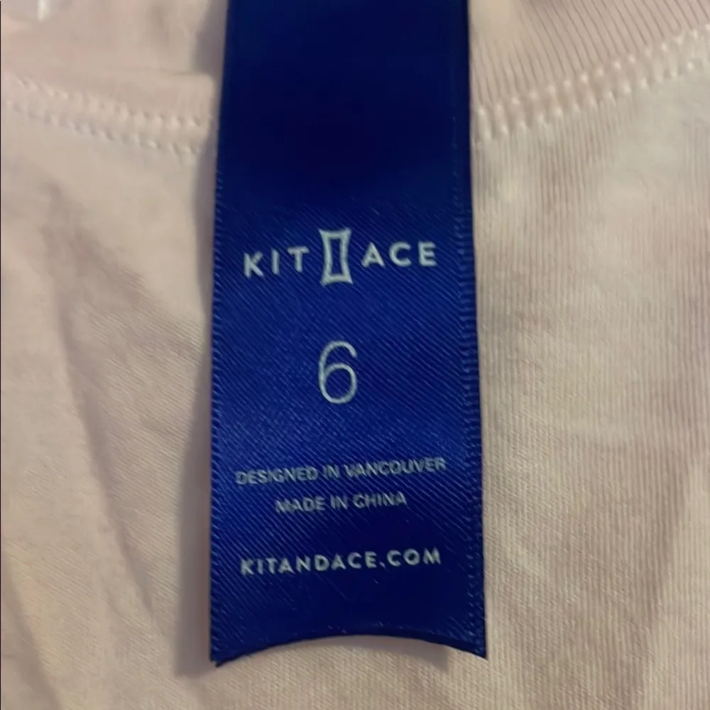 Kit and Ace Pink and Orange Pima Cotton Tie Dye T - Image 2