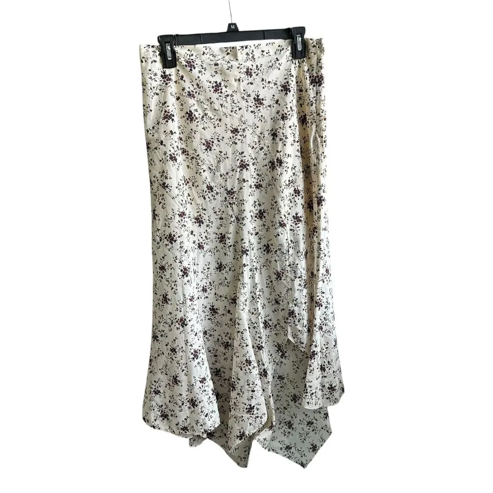 Veronica Beard Ecru Floral Mac Silk Blend Midi Skirt Women Sz 8 MSRP $598 | 8-12 - Image 3