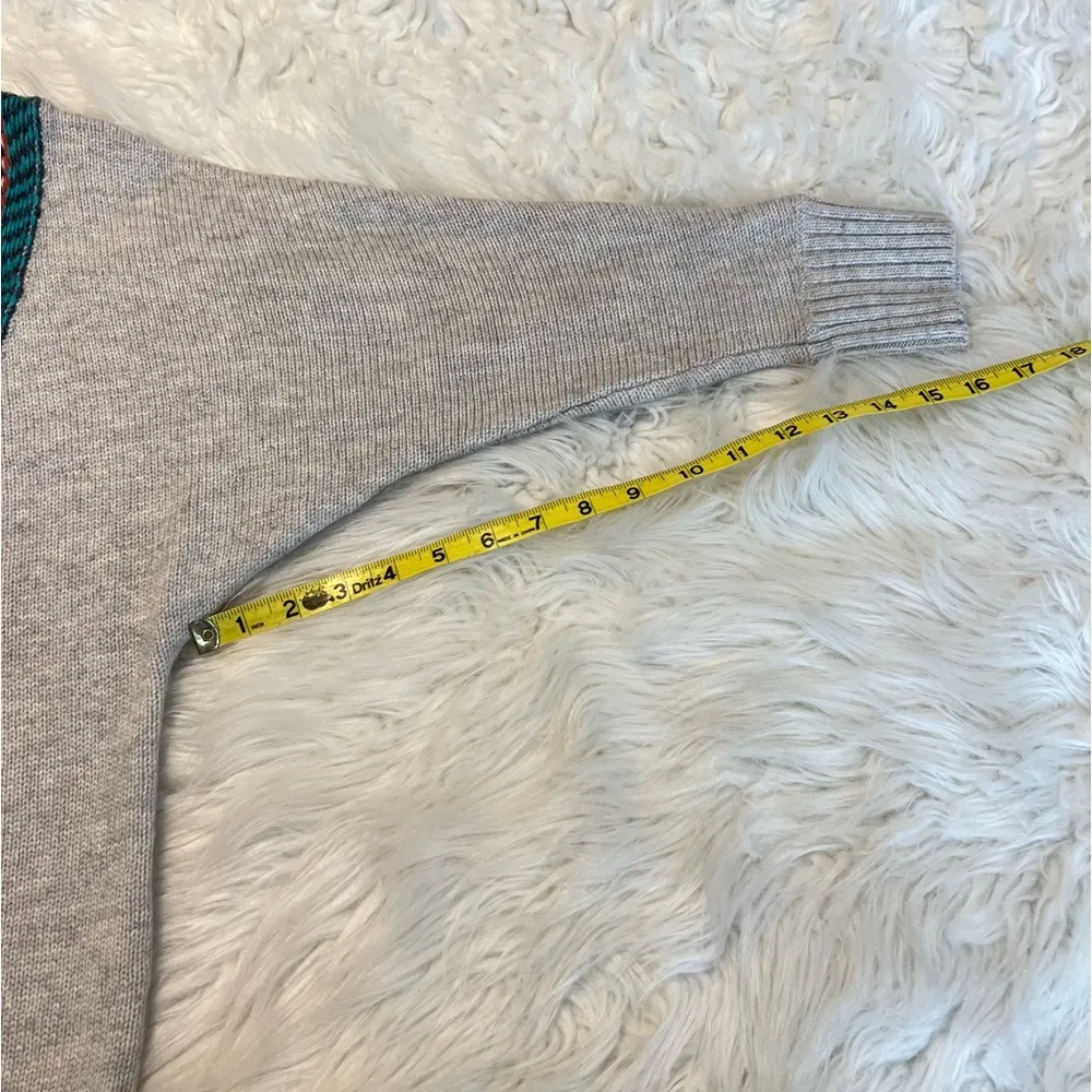 American Eagle Outfitters AEO Wool Blend Deep V Sweater Size Large Dolman Sleeve - Image 8