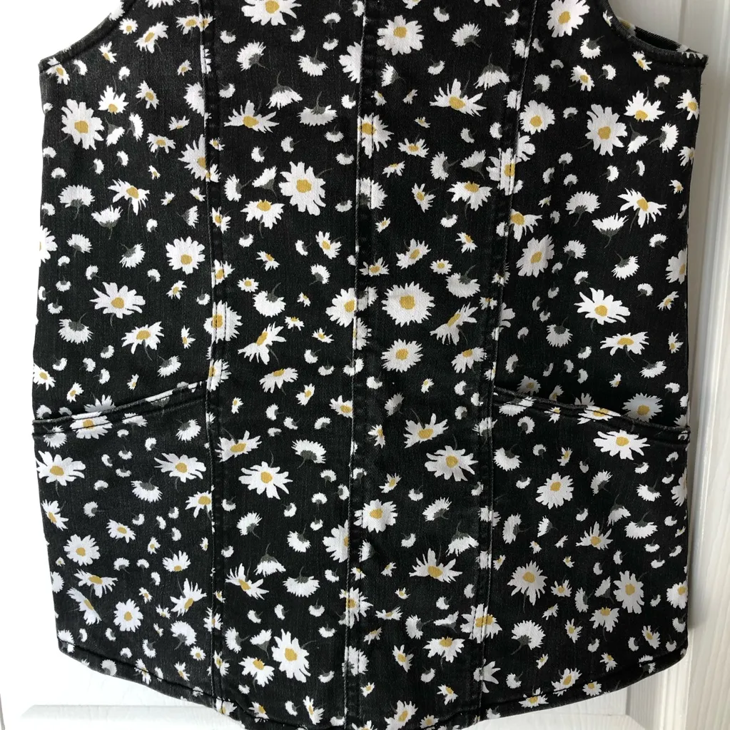 No Boundaries Daisy Overall Mini Dress New without Tags - Image 4