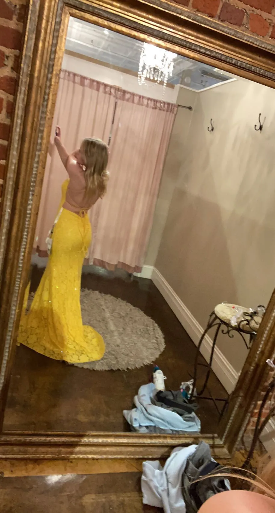Yellow Prom Dress - Image 3