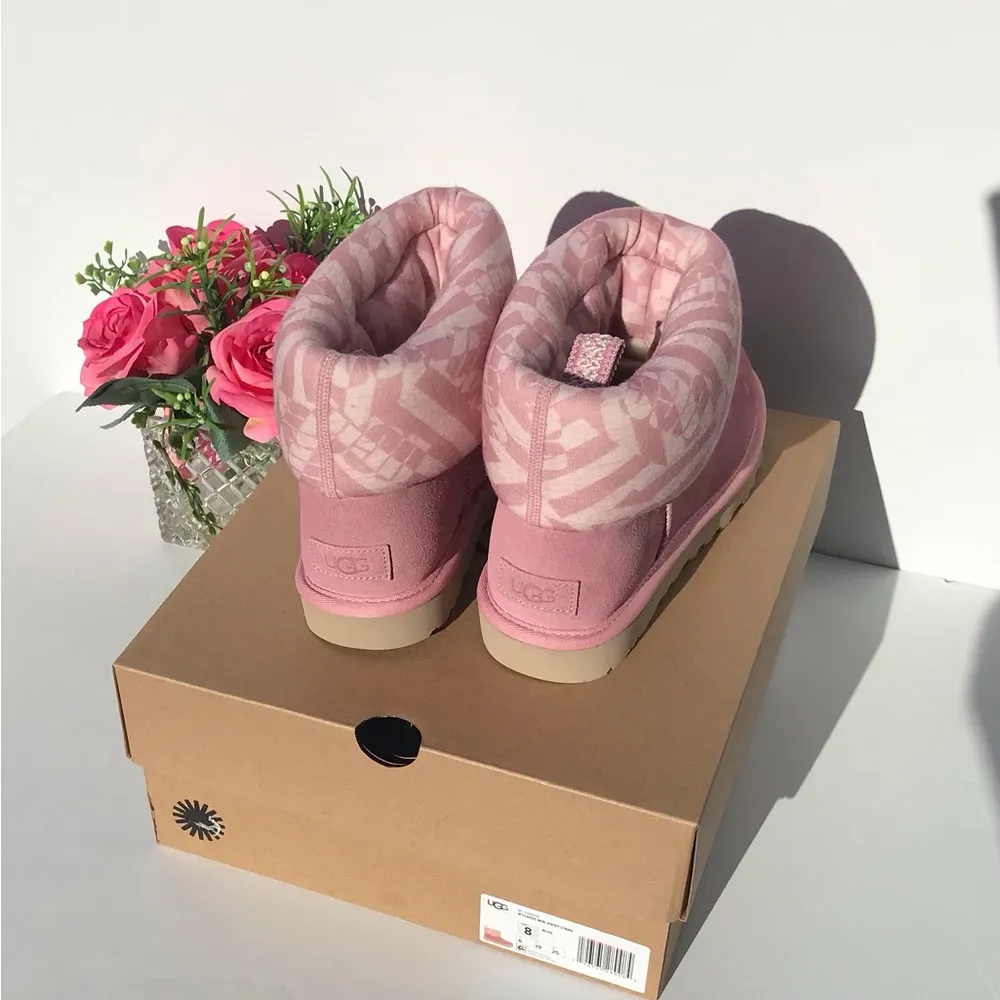 UGG Classic Mini Jersey Stripe Boot - Image 5