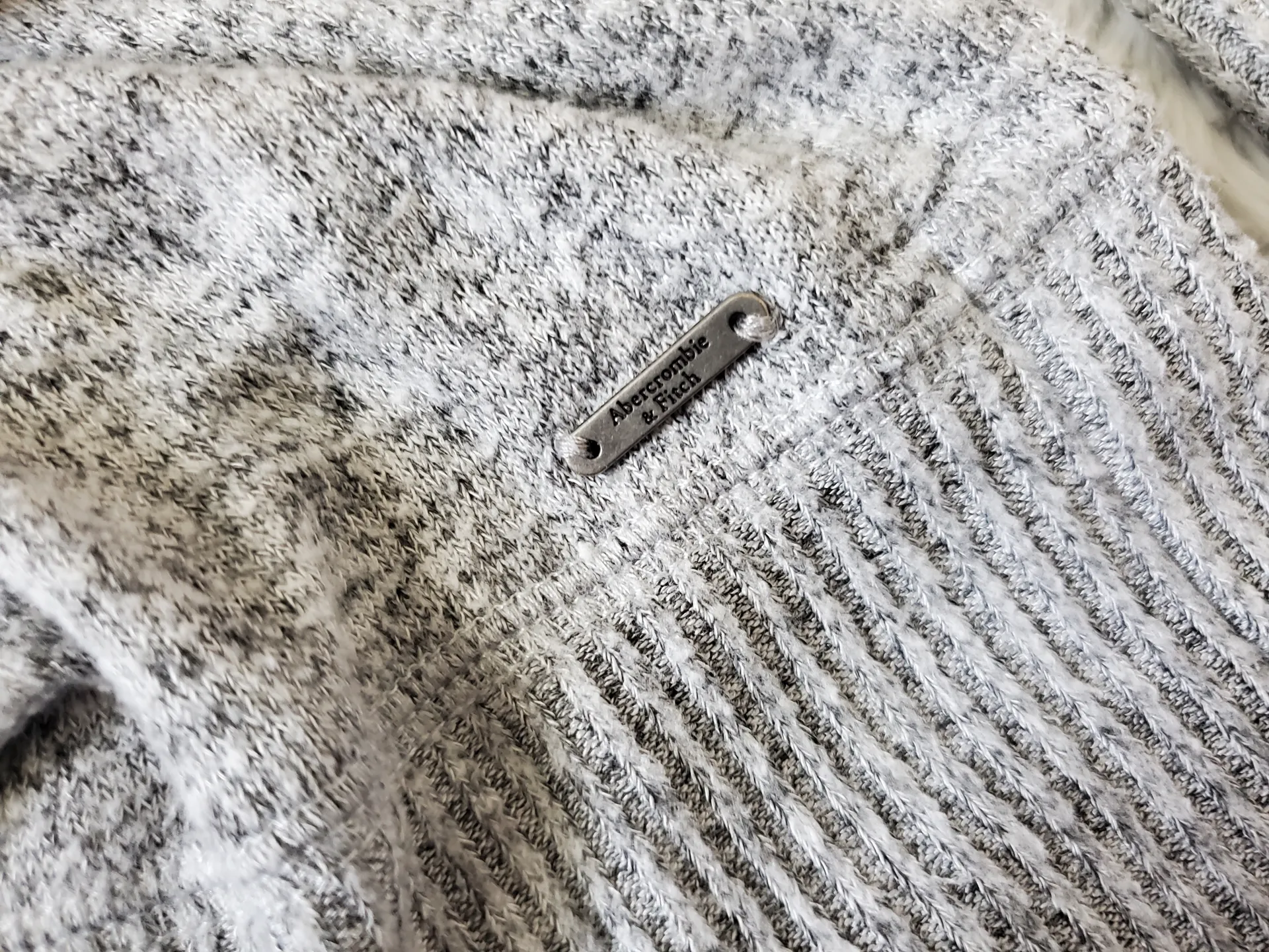 Abercrombie & Fitch Gray Turtleneck Sweater Size  XXS - Image 6