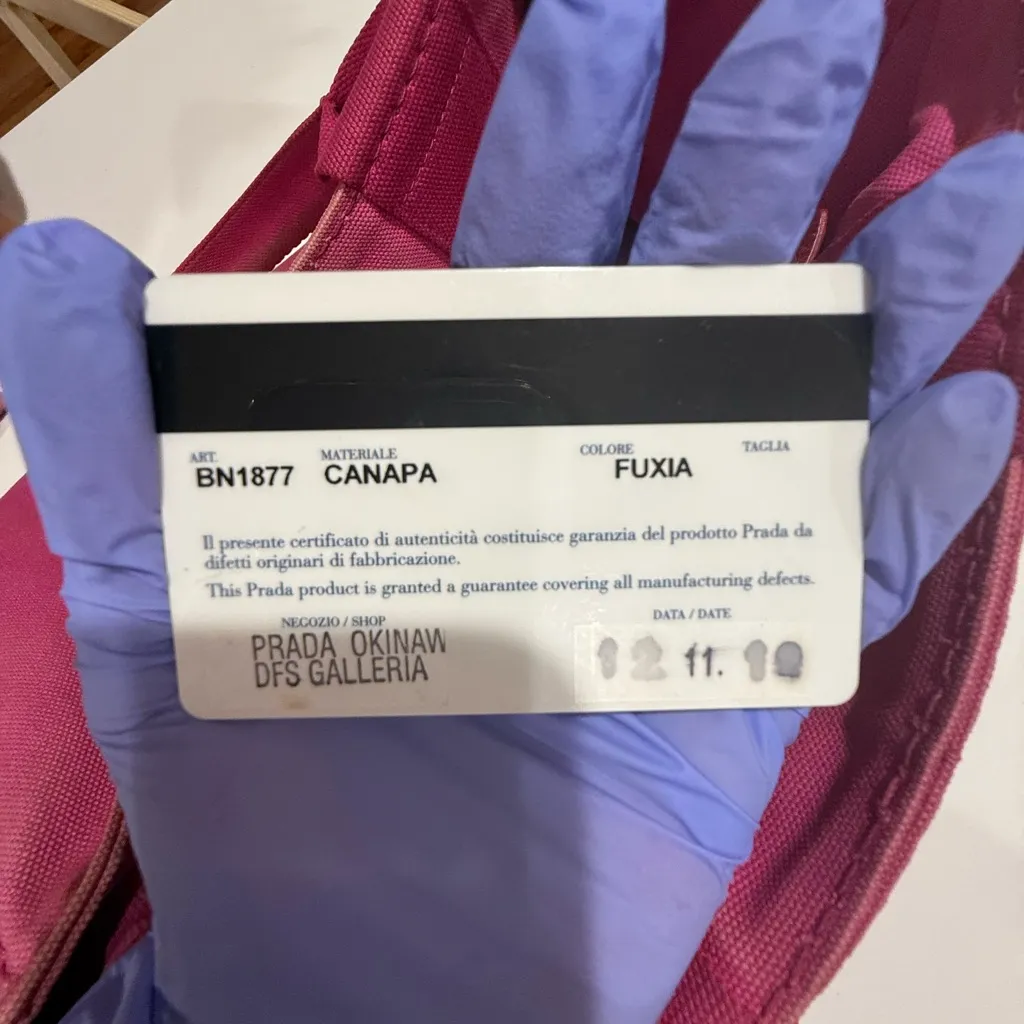 Prada Pink Canapa GM Tote - Image 12