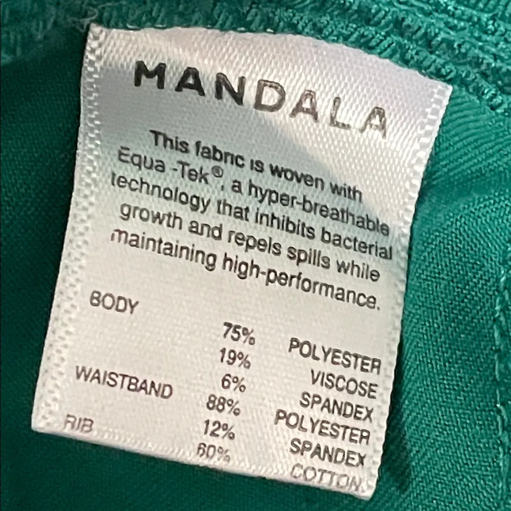 Mandala Green Scrubs Joggers Size undefined - Image 3