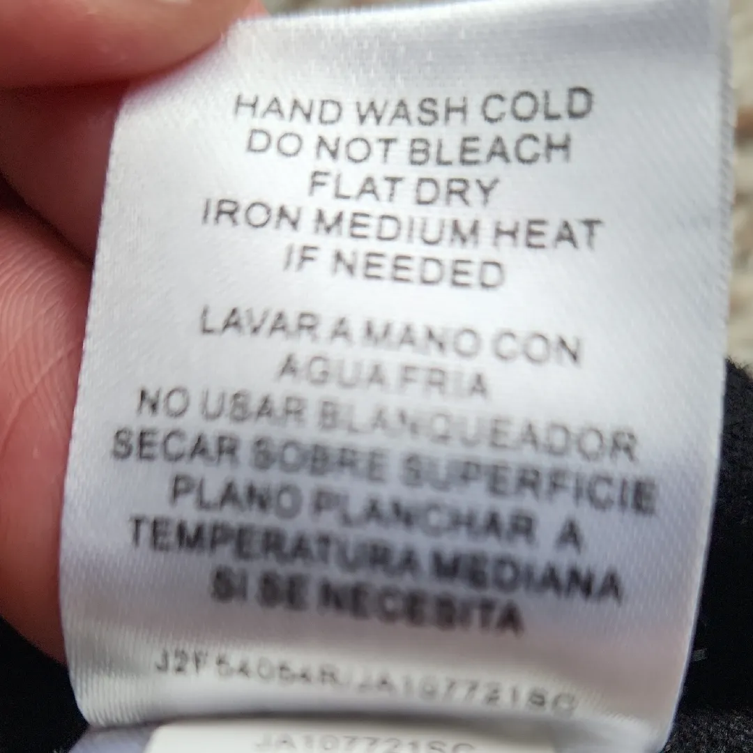 Joseph A. Sequins Balloon Sleeve Mock Neck Blouse Black Medium - Image 4