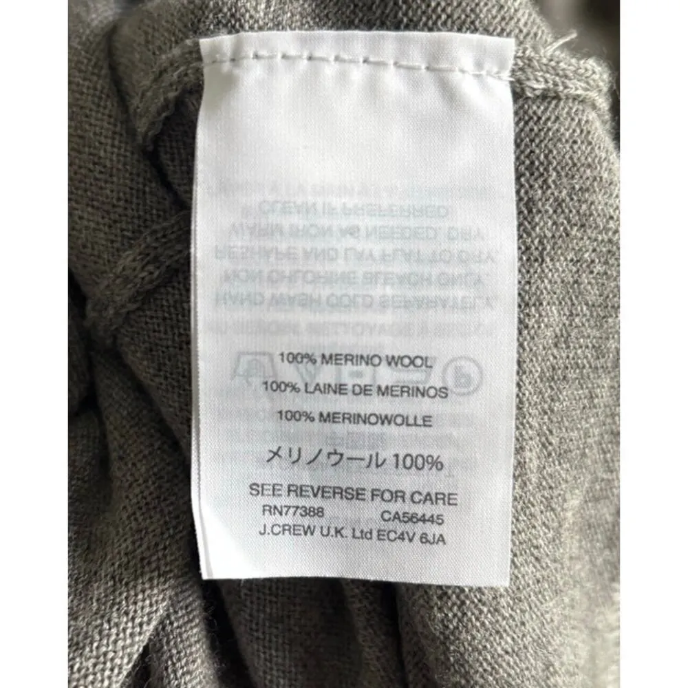 Jcrew Merino Wool Long sleeve ruffle top - Image 6