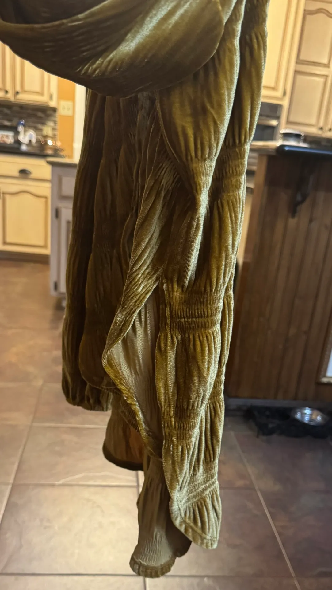 Gold Velvet Top - Image 4