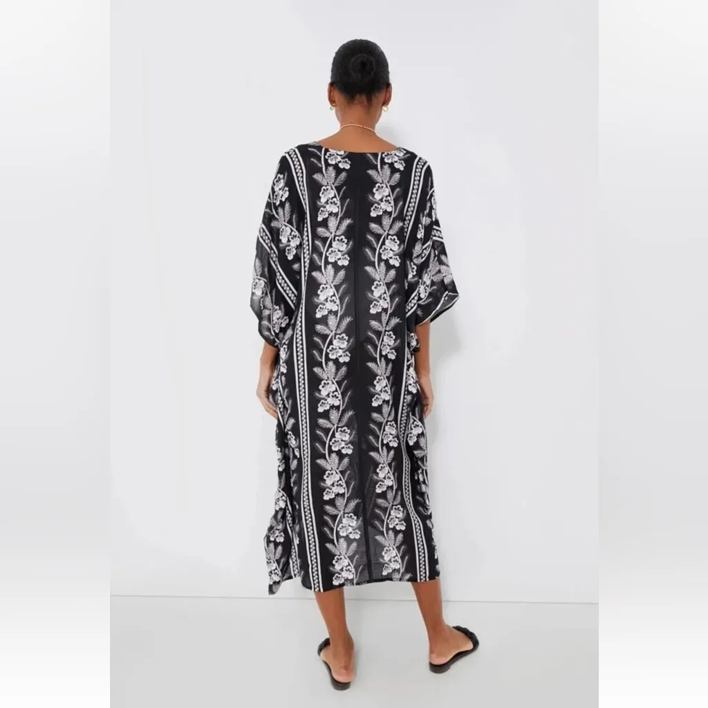 TUCKERNUCK Tnuck Beach Noir Bloom Caftan Dress‎ Coverup - Image 4