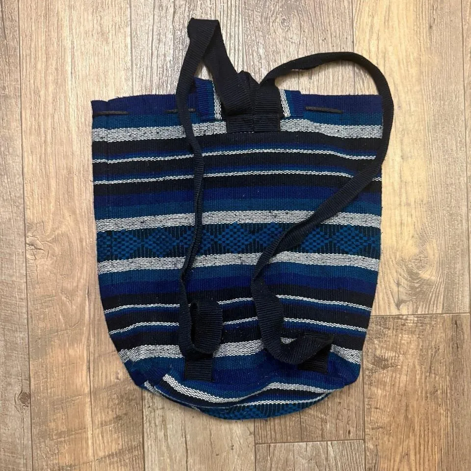 Pinzon Artisans Backpack Blue Black White - Image 4