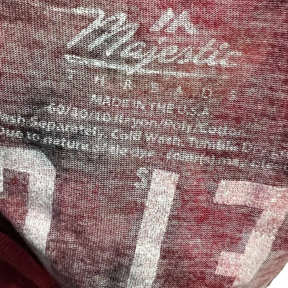 Majestic Travis Kelce Kansas City Chiefs Red Tie Dye Short Sleeve Tee Small - Image 2