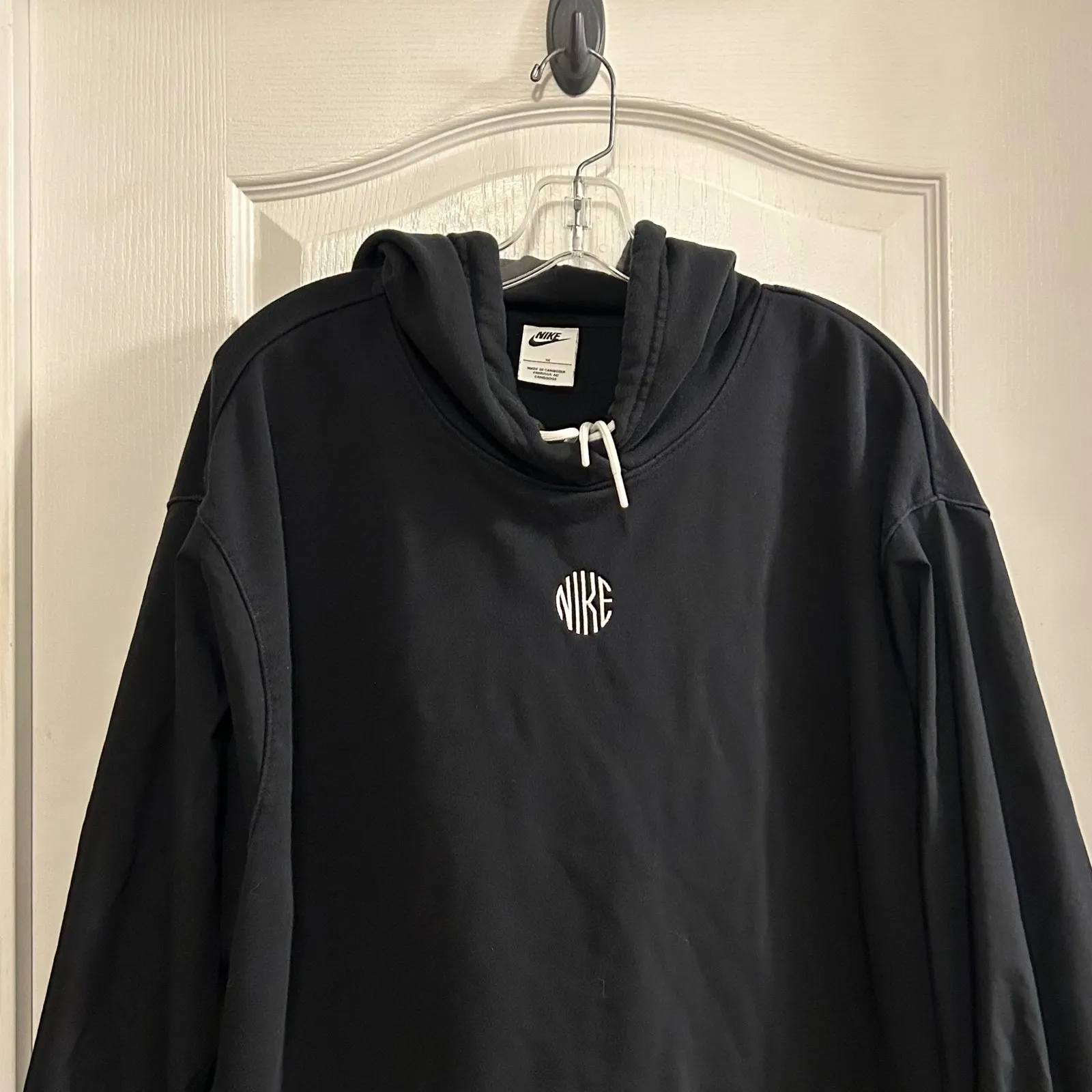 Nike Icon Clash Women Hoodie Sweatshirt Size 1X JDI Metal Cufflinks Swoosh Logo - Image 13