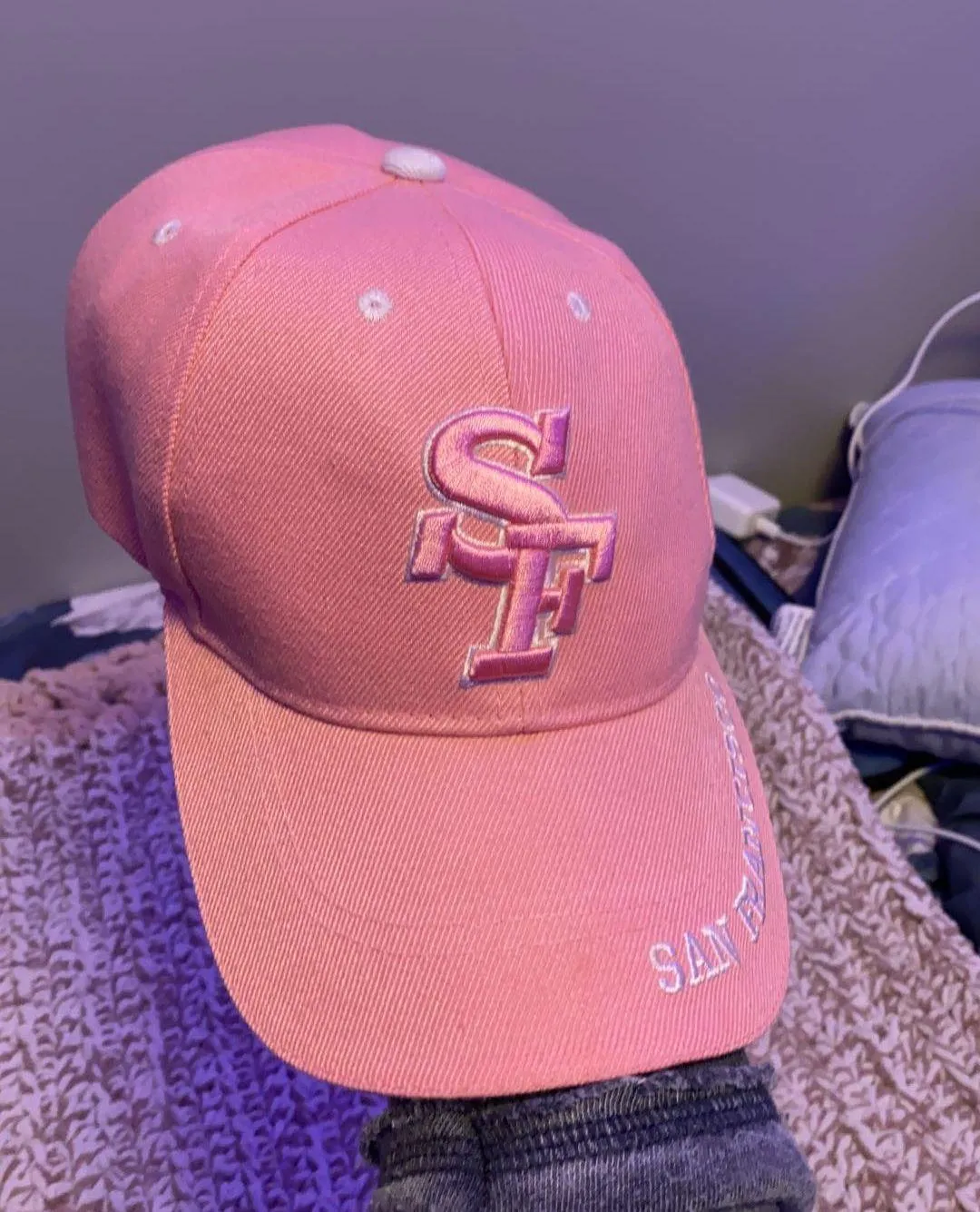 Lanza SF Baseball Cap Pink - Image 2