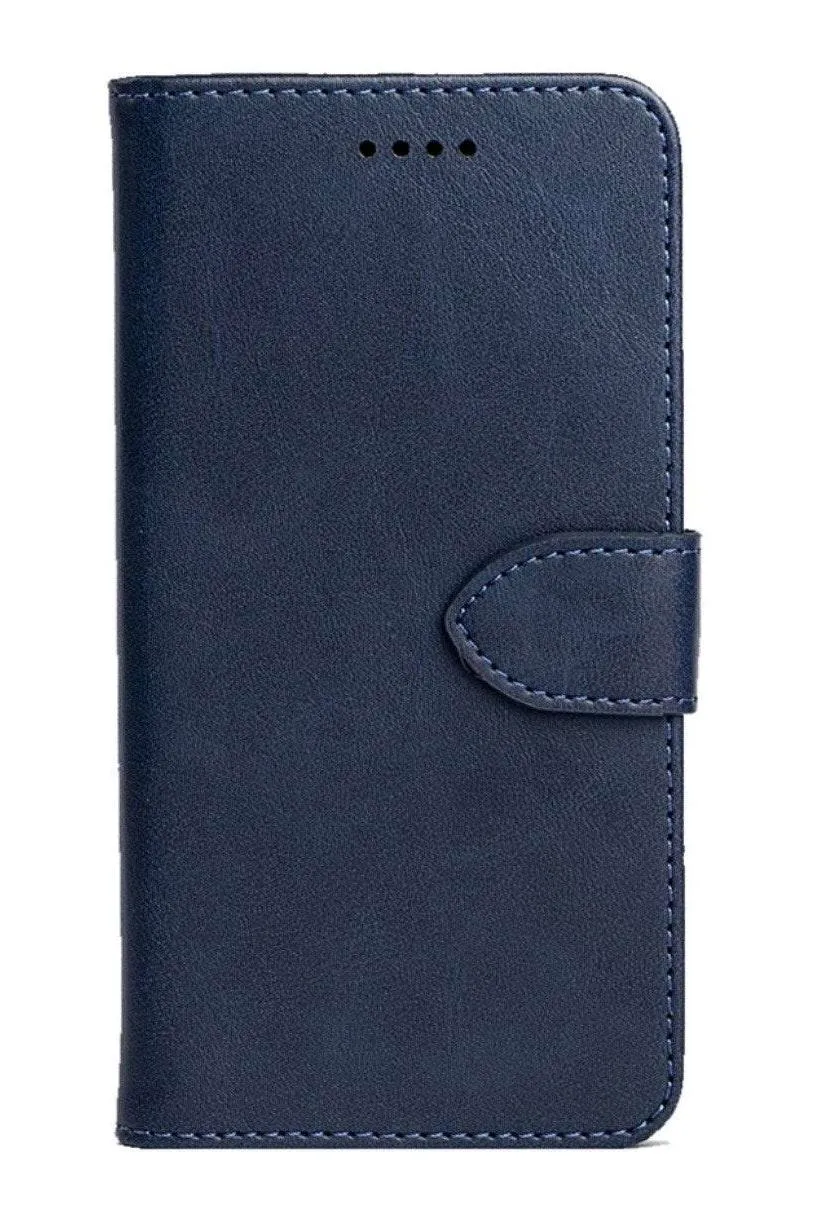 Brand New iPhone 12Pro Max Fashion Leather Card Holder Full Coverage Wallet Case Navy Blue - Image 3