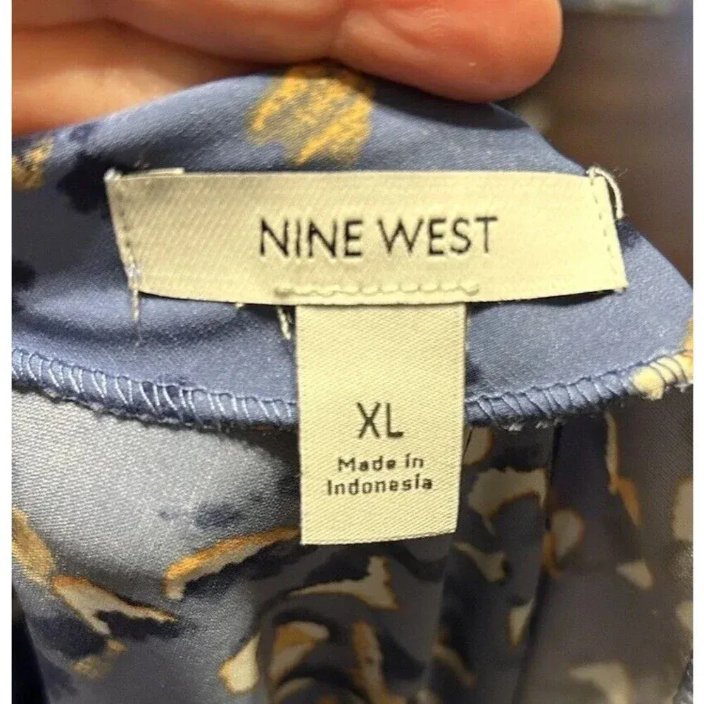 Nine West Womens Purple Fit And Flare One Shoulder Dress‎ Size Women’s Size XL - Image 7