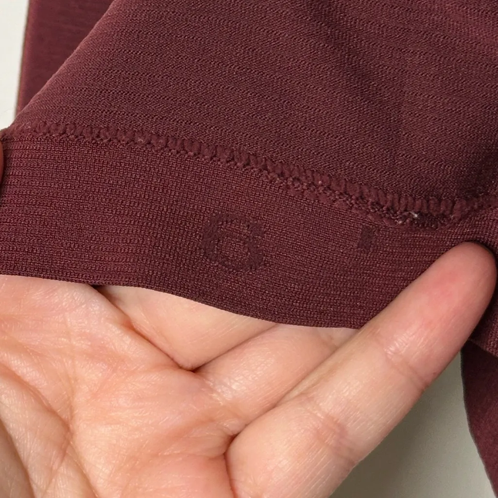 Lululemon Swiftly Tech Long Sleeve Crew Red Merlot - Image 3