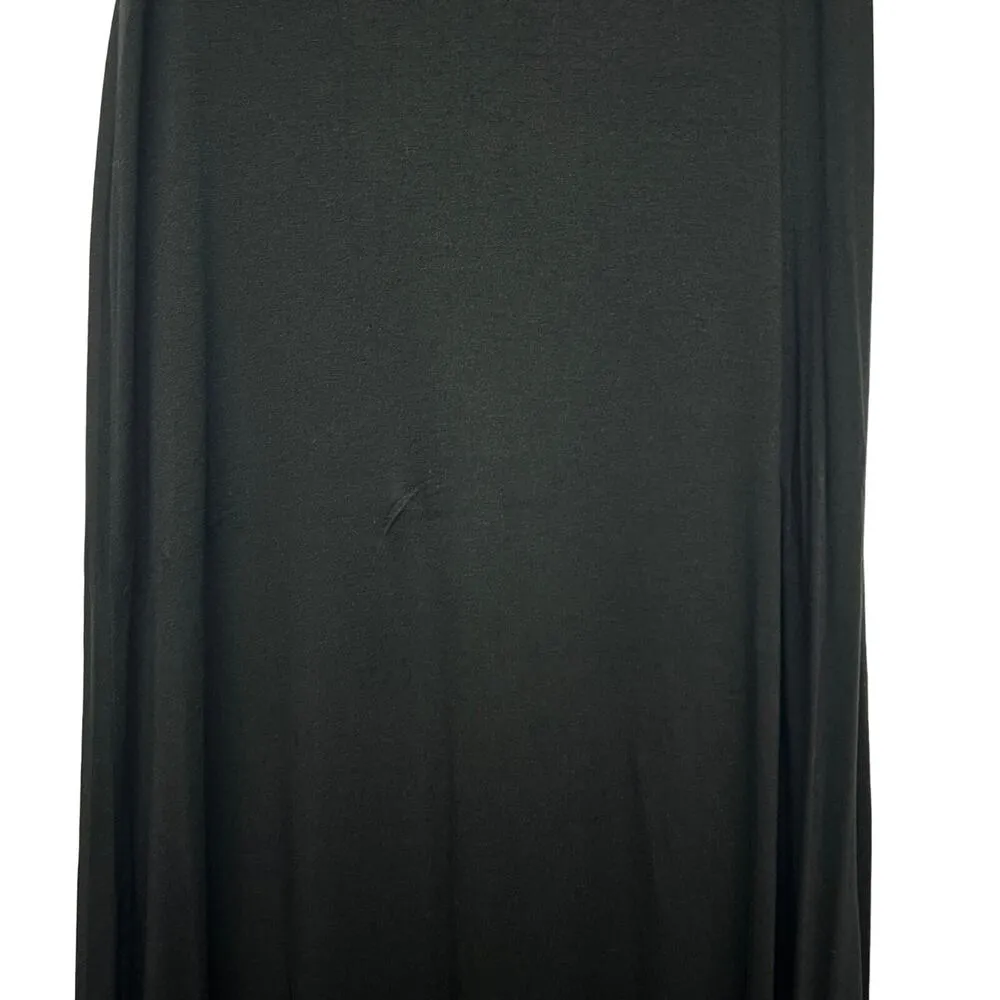 Women's Black High Waisted Pull On Black Skirt Size Medium Stretch Soft - Image 3
