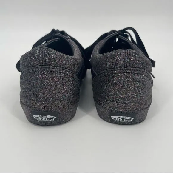 Vans Old Skool Rainbow Glitter Black Size 7.5‎ - Image 5