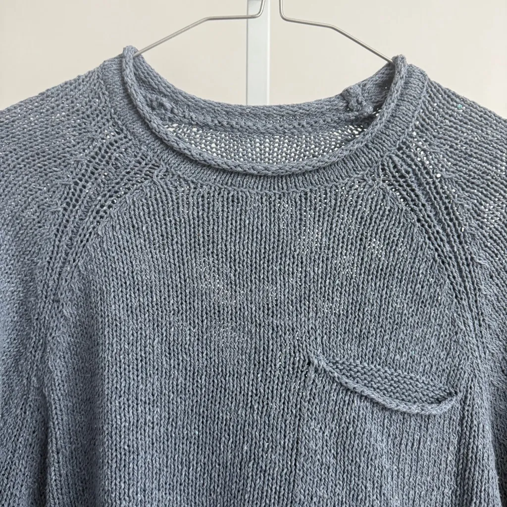 Men's Outerknown Gray Cotton Blend Sweater‎ - Image 2