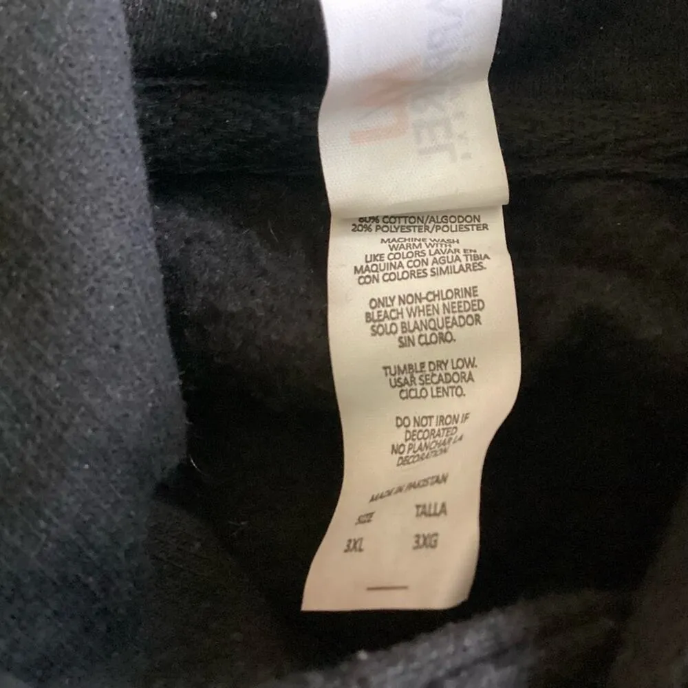 Bad Girls Hoodie Sweatshirt Black Size 3X - Image 2