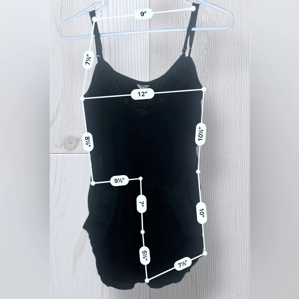 FOREVER 21 Women’s Casual Flowy Romper with Pockets and Macrame Accents - Image 6