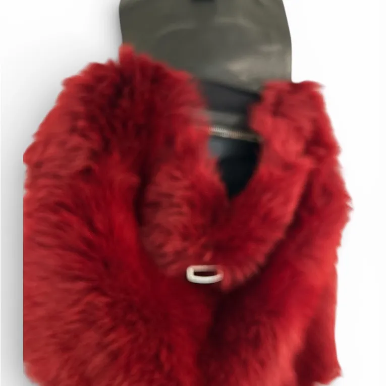 Vespucci MYSP faux Fur Backpack Black - Image 3