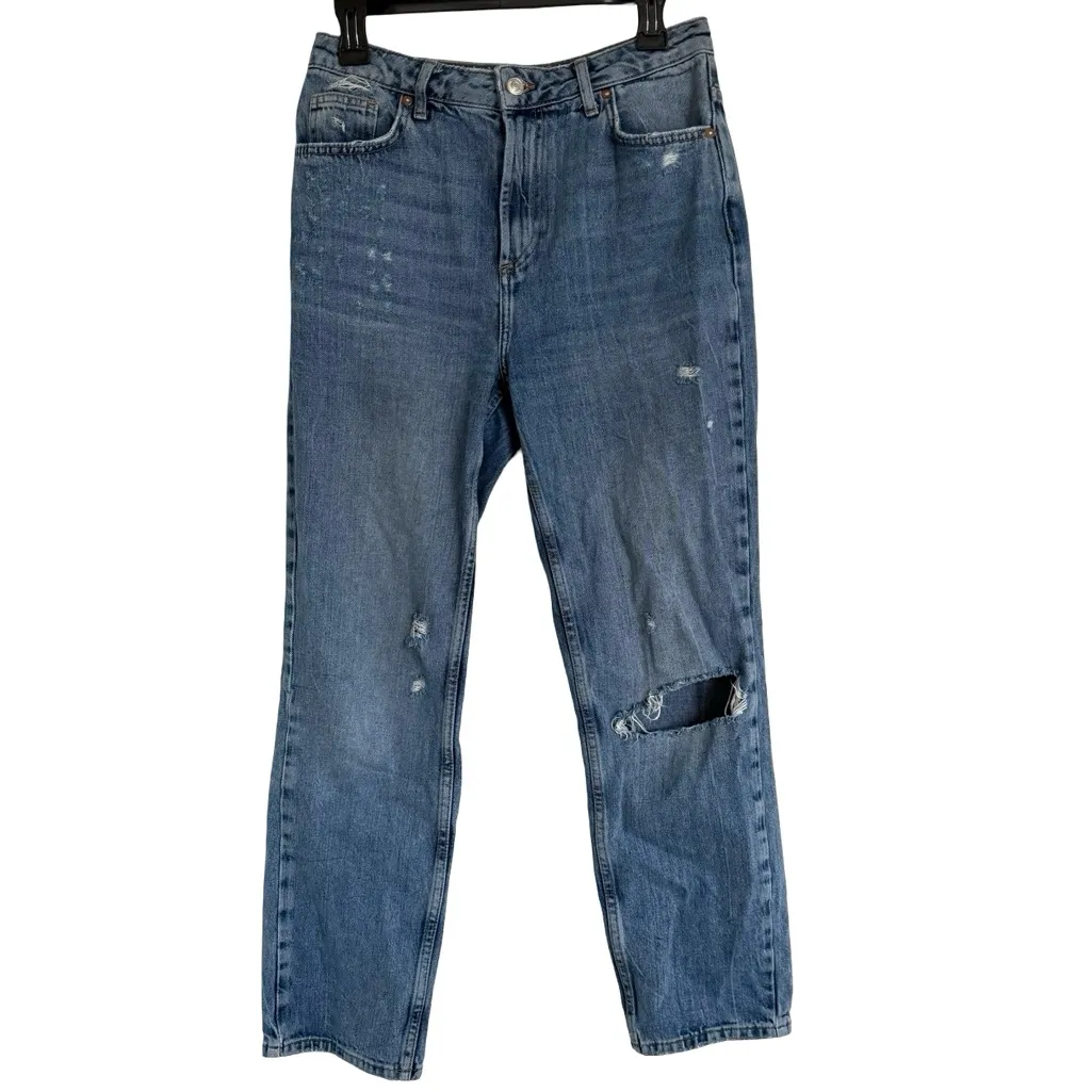 Free People We The Free Revolve Dakota Straight Leg High Waist Jean Pants 28 - Image 2