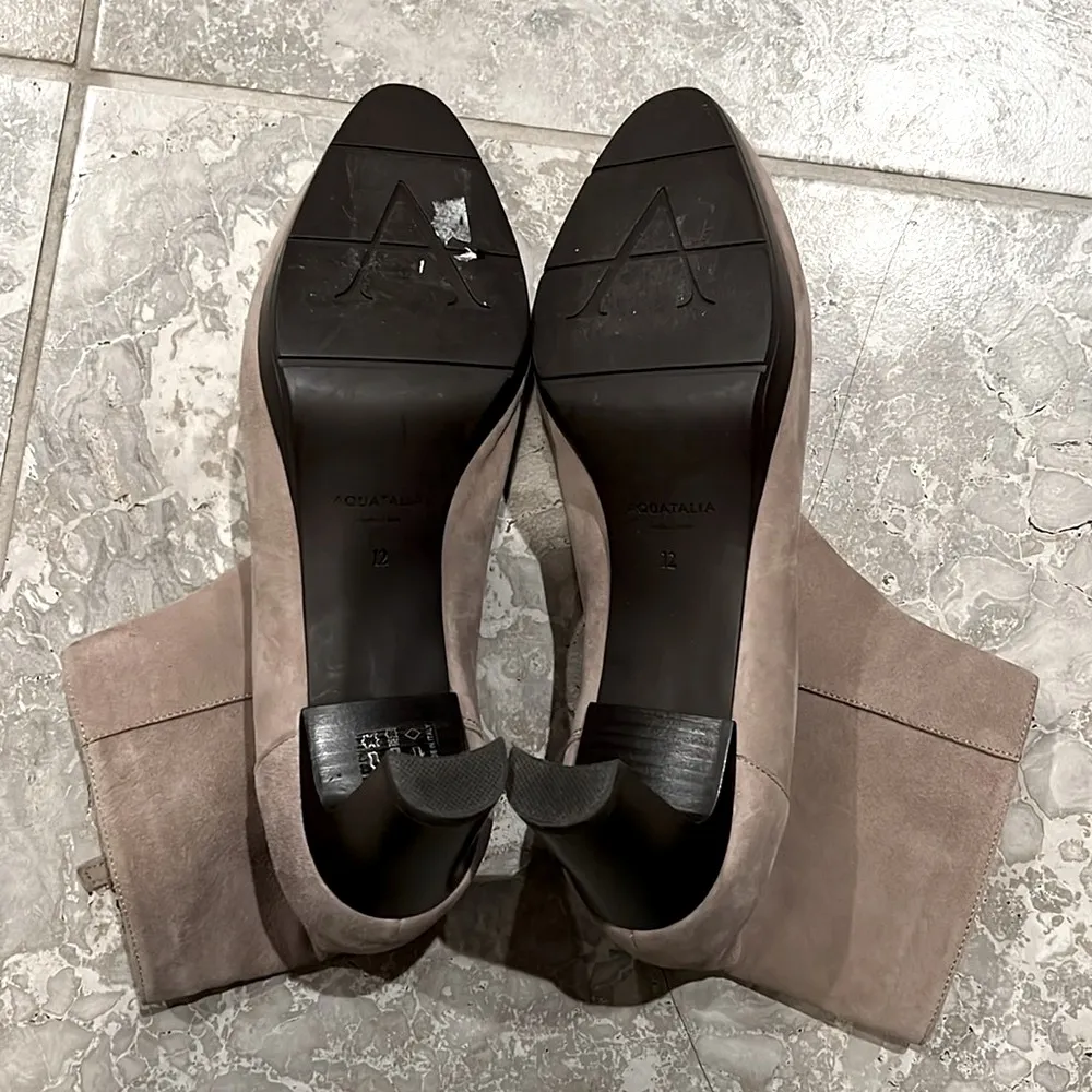 Aquatalia Danni Suede Weatherproof Ankle Boots (Made in Italy) Size 12 MSRP $495 - Image 5