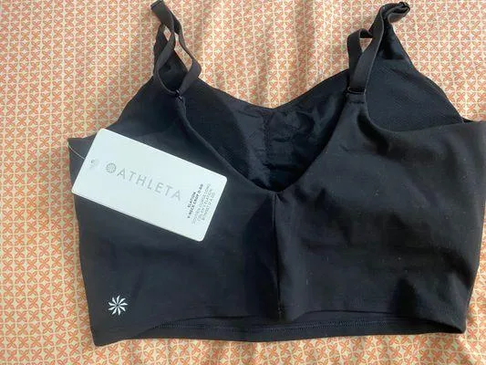 Athleta Elation V Neck Crop Sm D/dd - Image 2