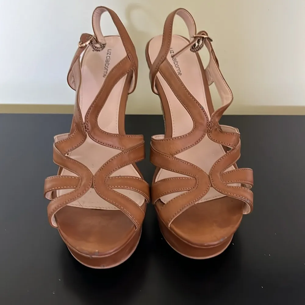Liz Claiborne Buckle Wedge Heels - Image 2