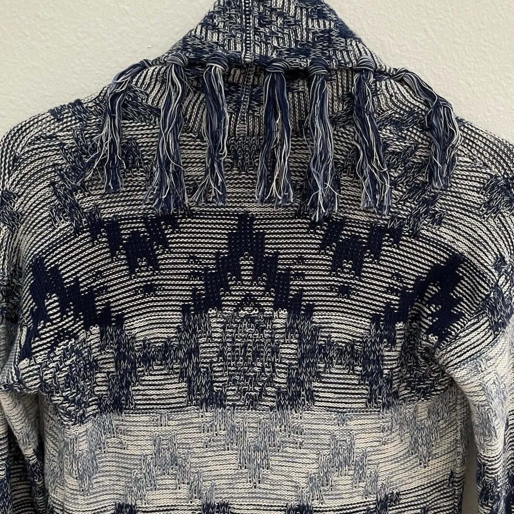 American Eagle Aztec Southern print open knit cardigan size XS - Image 7