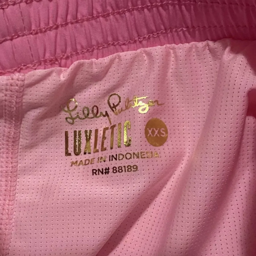 Lilly Pulitzer Luxletic 4" Boca Chica Short Havana Pink XXS - Image 5