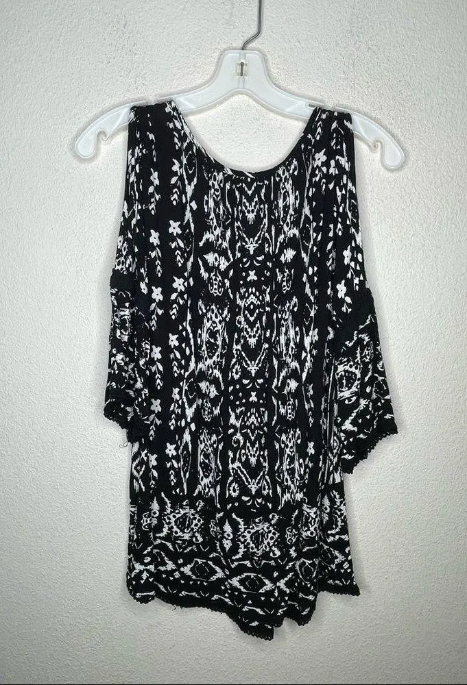 Bila Cold Shoulder Tunic Dress Top - Image 8