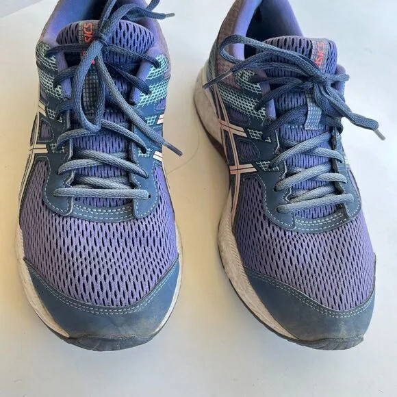 ASICS GEL-Contend 6 Women's Running Walking Shoes Size 9.5 Purple Athletic‎ - Image 2