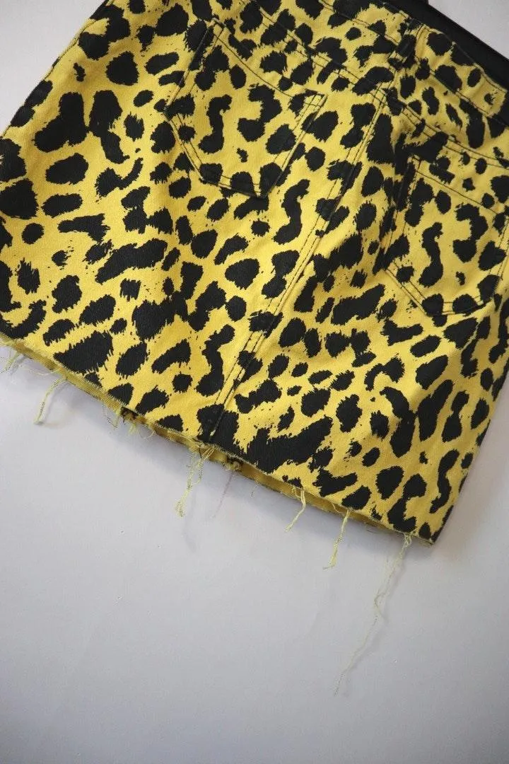 Cheetah Print Skirt - Image 5