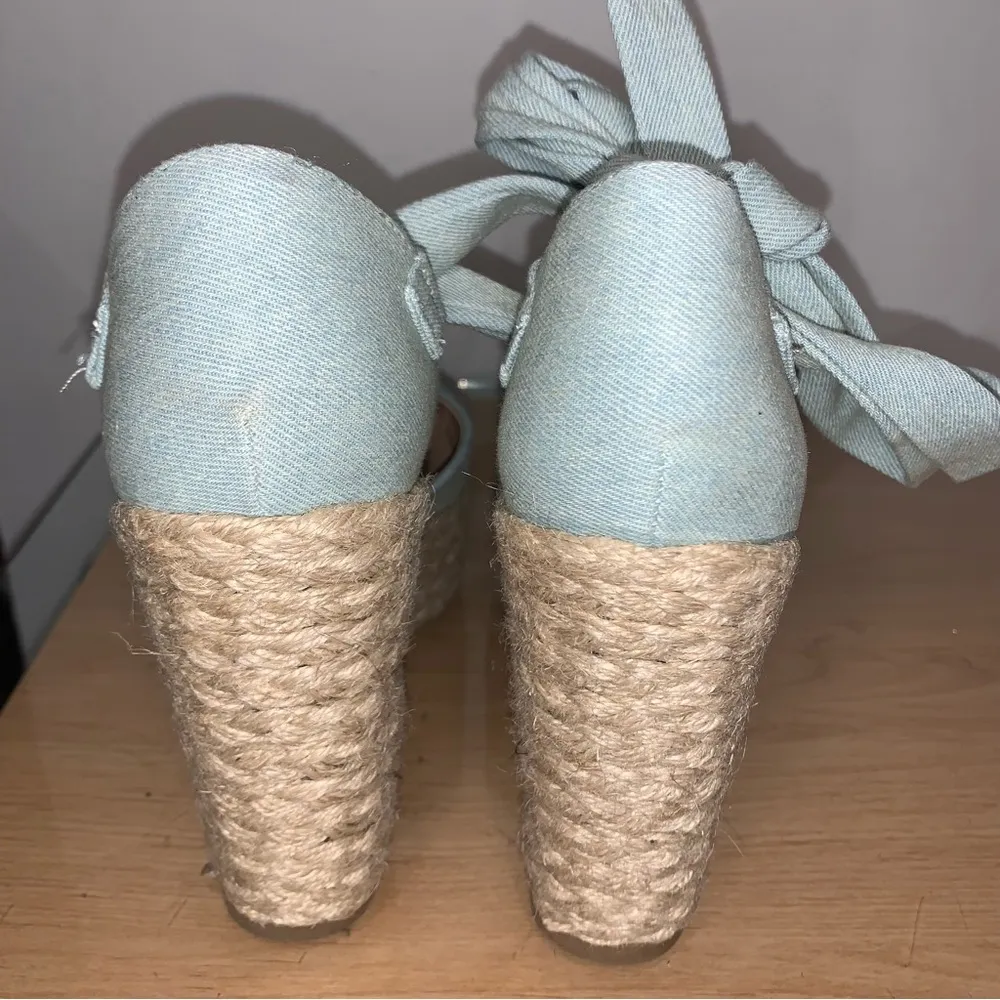 Lulu’s espadrille wedge shoes Women’s Size 8 - Image 4