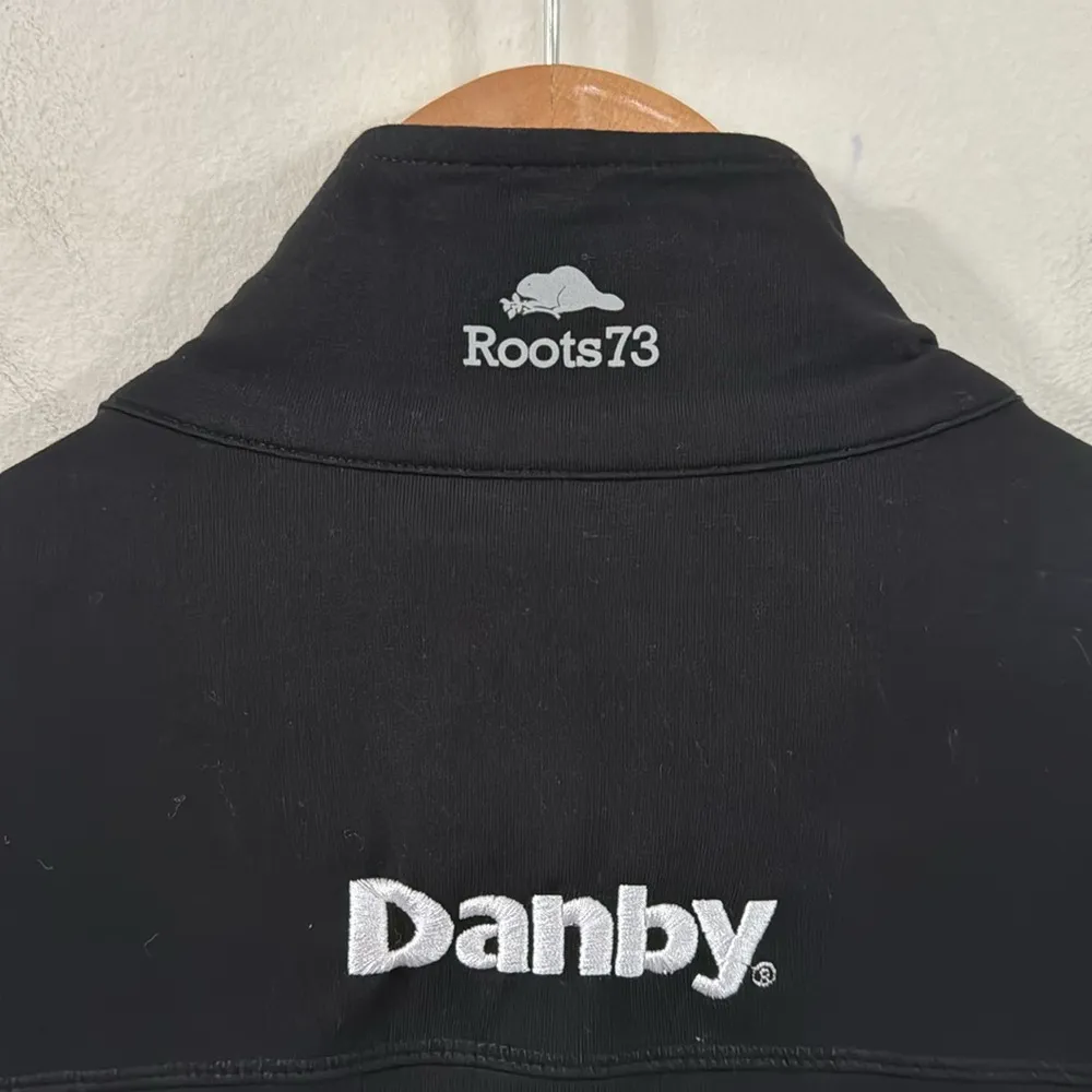 Roots73 black soft shell bomber jacket size 2XL custom branded - Image 10