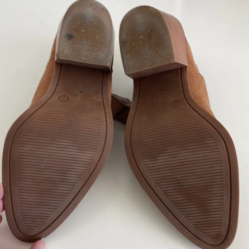 Steve Madden Women’s Brown Suede Pull-On Almond Toed Bootie - 3.5” Heel - Size 8 - Image 6