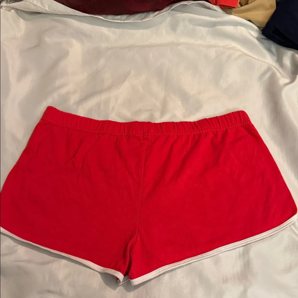 No Boundaries Red Women's Athletic Shorts - Image 3