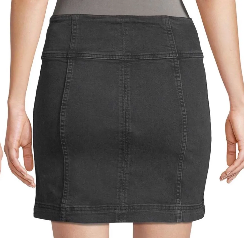 Modern Femme Lace Up Black Skirt - Image 6