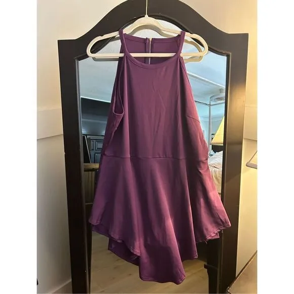 NEW 1 Pc Dress w/ Built in Skirt Tank Purple 2X Size XXL - Image 2