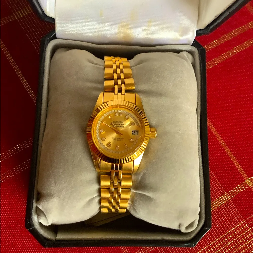 Dressy vintage SUCCESSo ladies watch 🌟🌟🌟🌟 Gold - Image 10
