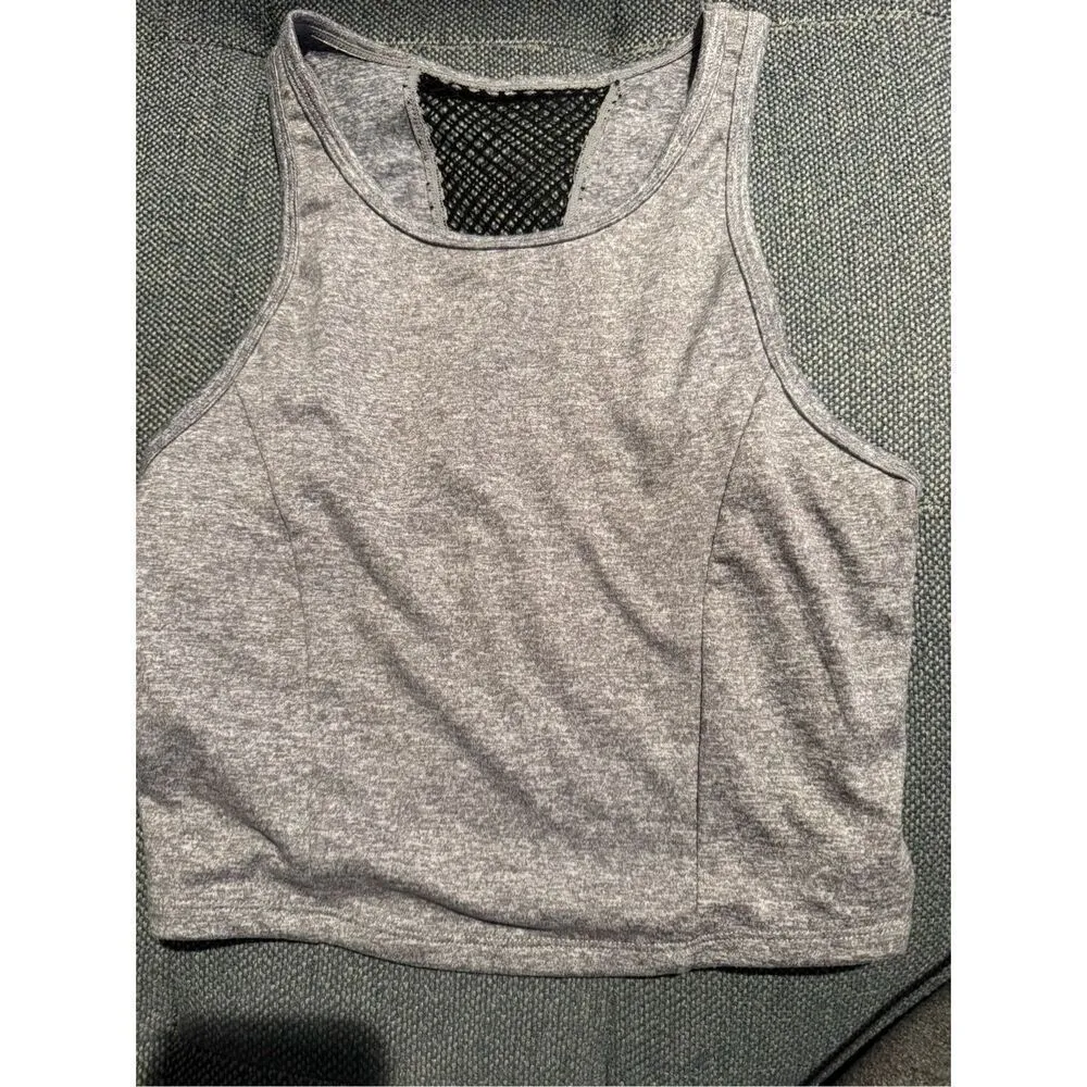 Celestial Bodiez CB Collective Riot Tank Gray Crop Tank Top / Sports Bra Medium - Image 4